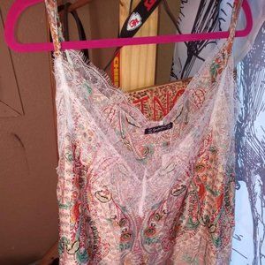 Plus size lace tank top 4xl